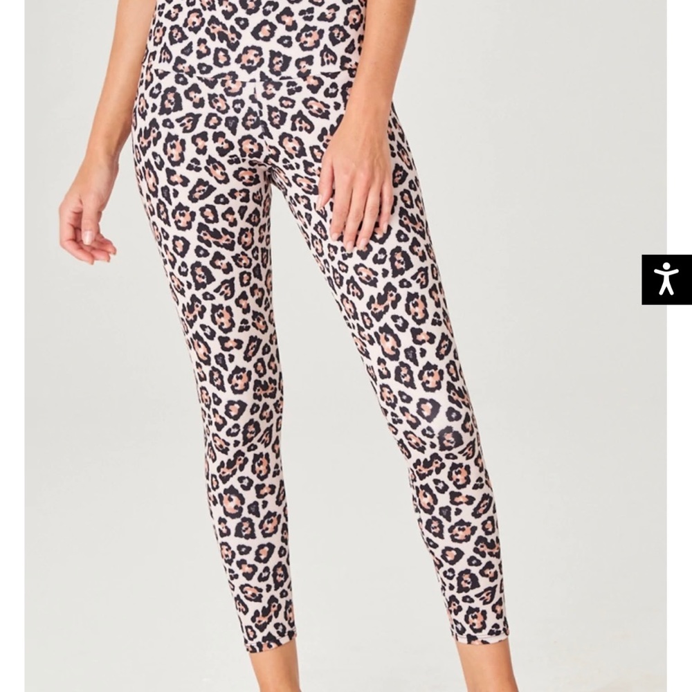 Gold Cheetah Leggings Never Worn